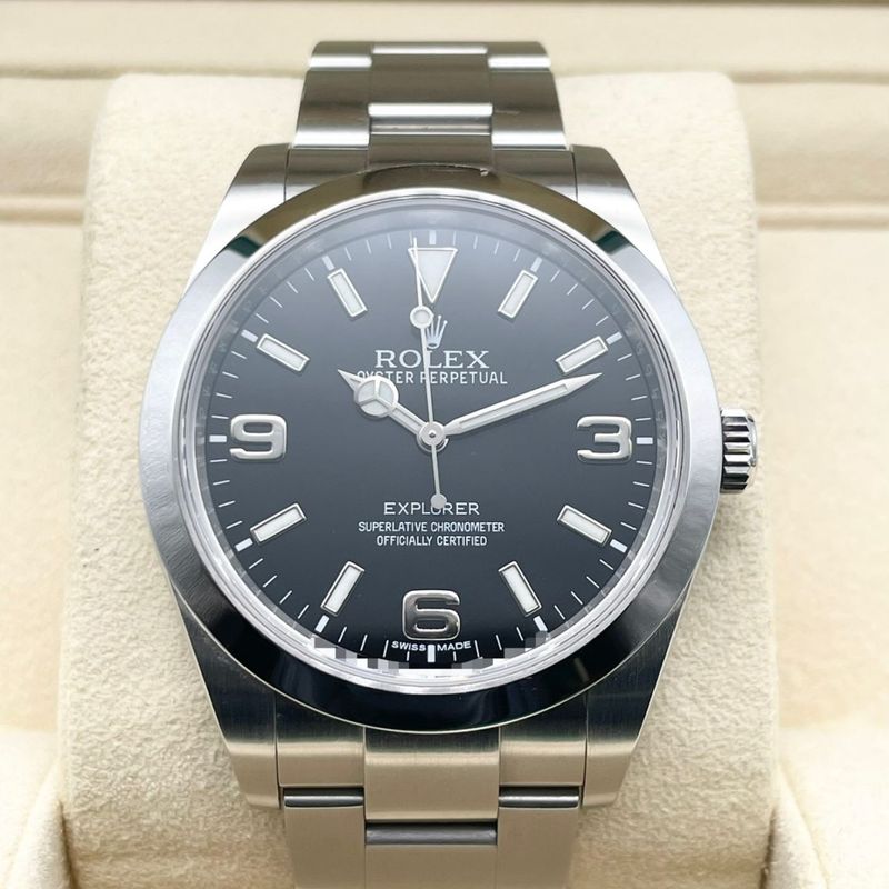 ロレックス エクスプローラー 214270 ブラック ステンレススチール 39mm