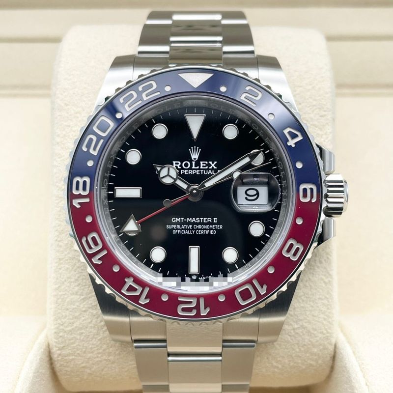 ロレックス GMTマスターII 126710BLRO ペプシ オイスターブレスレット ブラック 40mm