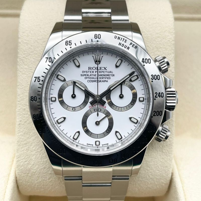 ロレックス デイトナ 116520 ホワイト ステンレススチール 40mm