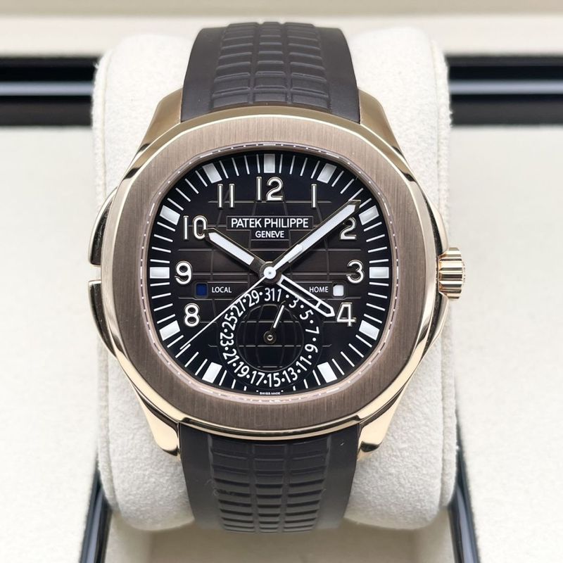 パテックフィリップ アクアノート 5164R-001 ブラウン・エンボス 40.8mm