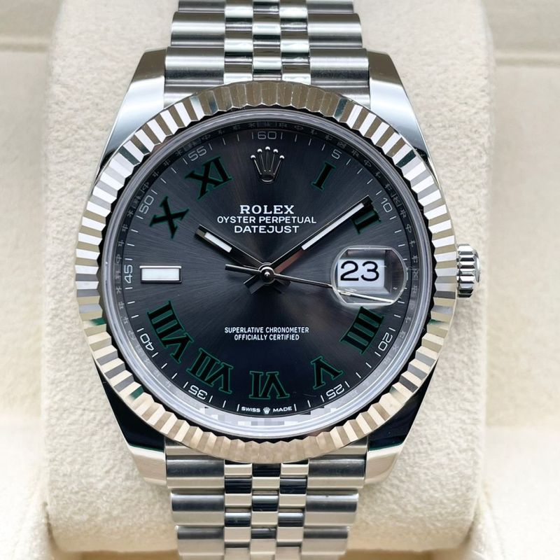ロレックス デイトジャスト 126334 スレートローマン ジュビリーブレスレット 41mm