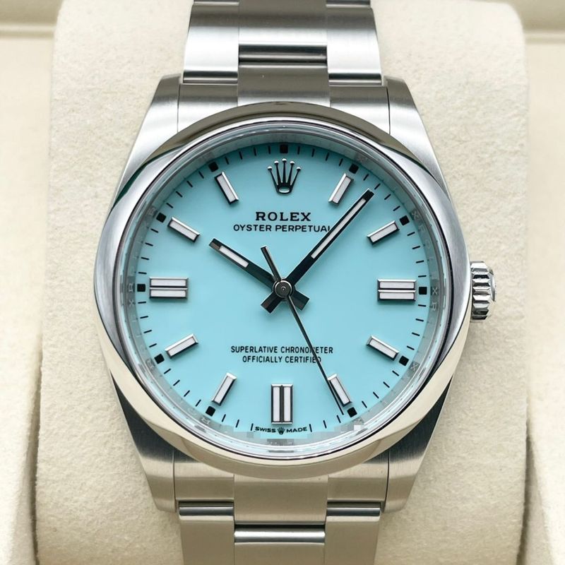 【2025/09】ロレックス オイスターパーペチュアル 126000 ターコイズブルー ステンレスチール 36mm