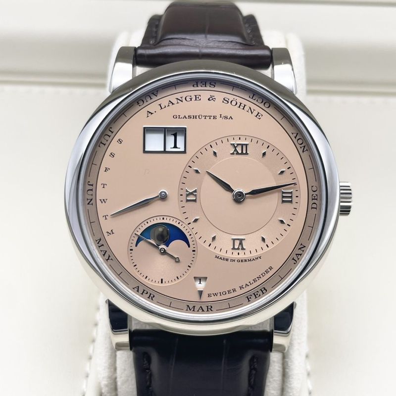 A.ランゲ＆ゾーネ ランゲ1 パーペチュアルカレンダー 345.056 E ホワイトゴールド ピンク 41.9mm