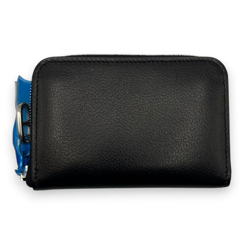 エルメス ジップアンゴー コンパクト ノワール ヴォー・エヴァーグレイン シルバー金具 K刻印
