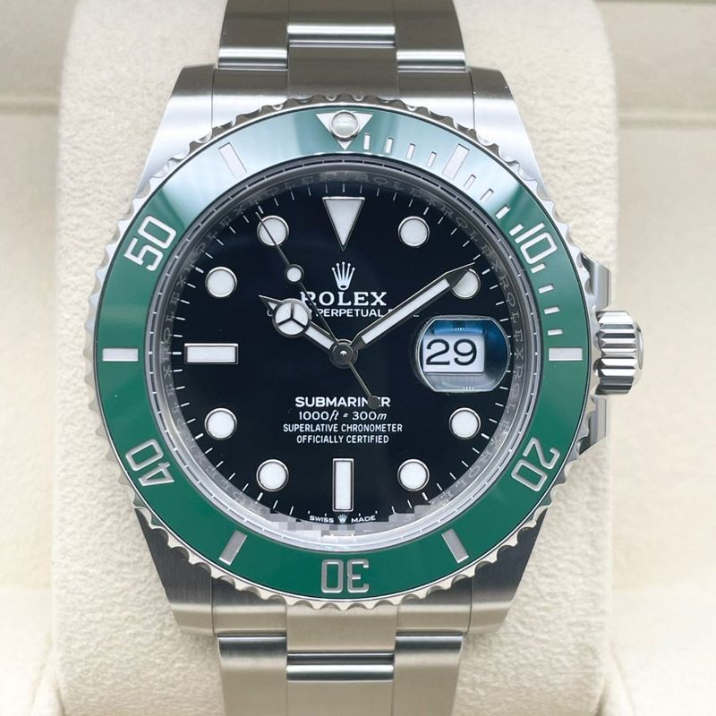 リプロダクト品 新品未使用 希少品 rolex掛け時計 青サブシルバー