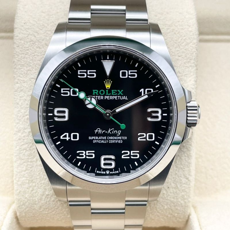 ロレックス エアキング 126900 ブラック ステンレススチール 40mm