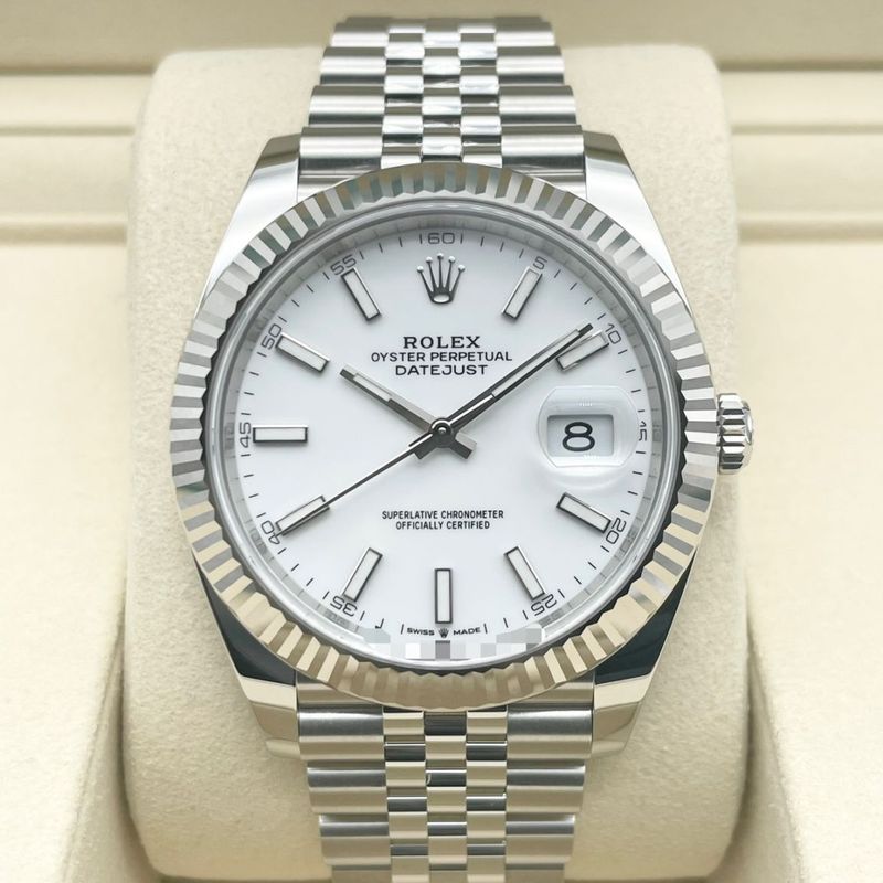 ロレックス デイトジャスト 126334 ホワイト ジュビリーブレスレット 41mm