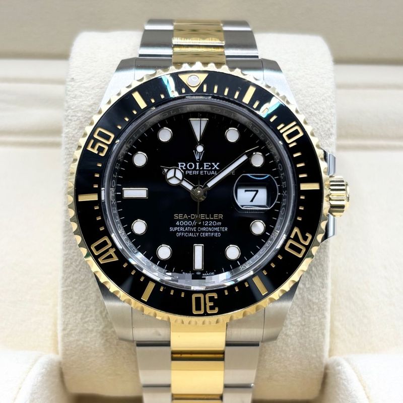 ロレックス シードゥエラー 126603 ブラック ステンレススチール イエローゴールド 43mm