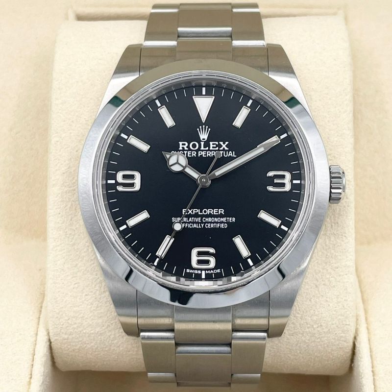 ロレックス エクスプローラー 214270 ブラック ステンレススチール 39mm