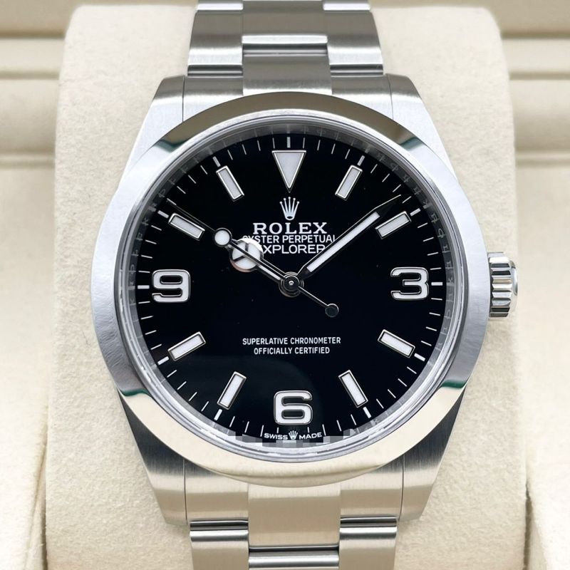 ロレックス エクスプローラー 224270 ブラック ステンレススチール 40mm