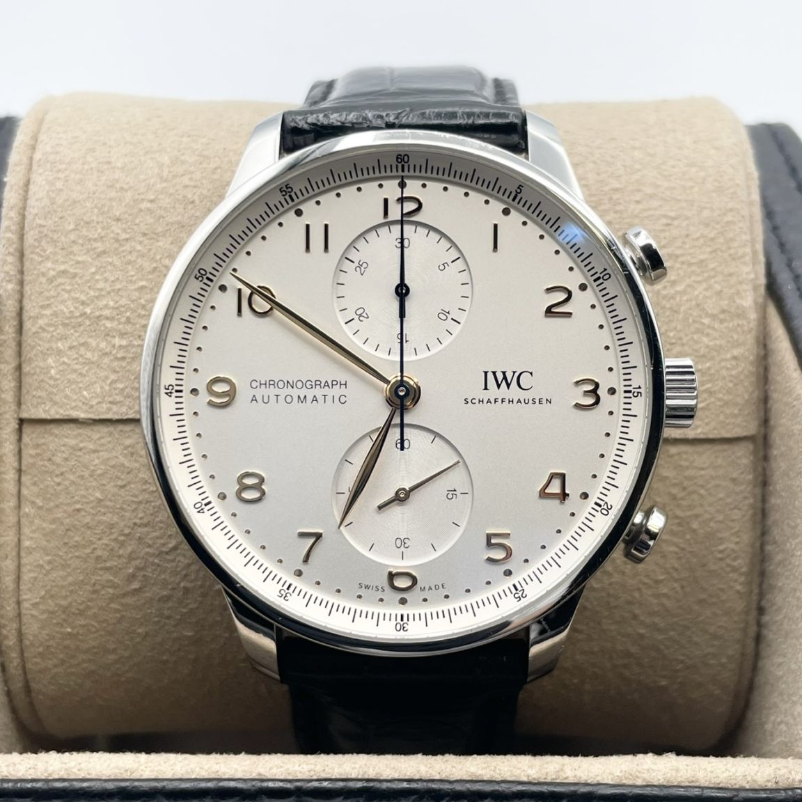 【ジャンク】IWC 自動巻き クロノグラフ シルバー ジャンク】IWC 自動巻き クロノグラフ シルバー 新品)IWC