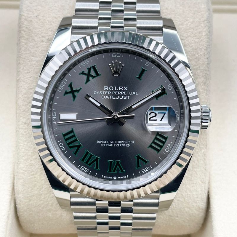 ロレックス デイトジャスト 126334 スレートローマン ジュビリーブレスレット 41mm