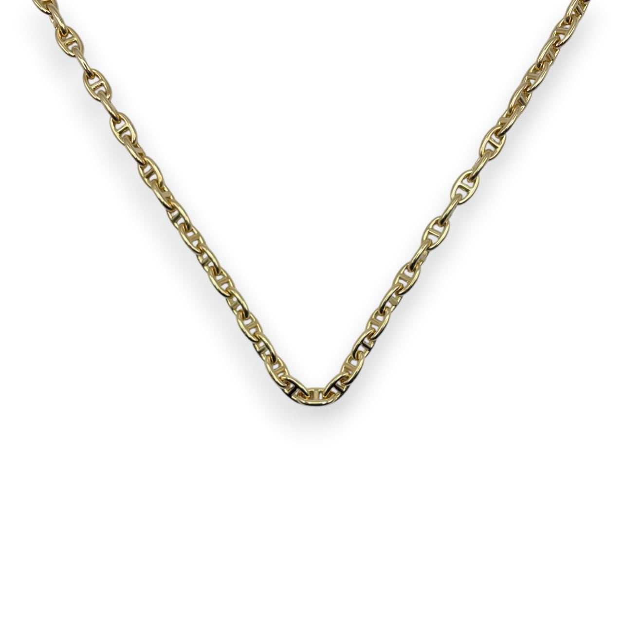 エルメス シェーヌ・ダンクル ネックレス TPM 18K イエローゴールド 62