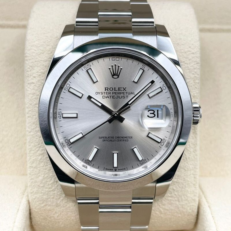 ロレックス デイトジャスト 126300 シルバー 41mm