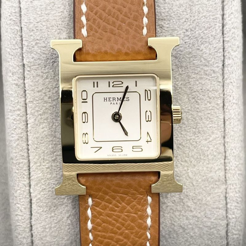 エルメス Hウォッチ HH1.201e ステンレススチール シルバー 25ｍｍ