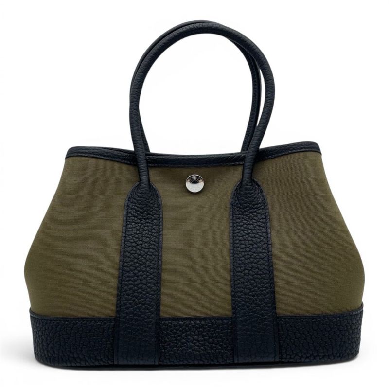 美品 HERMES ガーデンパーティ TPM ネゴンダ エトゥープ エルメス ガーデンパーティ TPM エトゥープ ネゴンダ シルバー金具 K