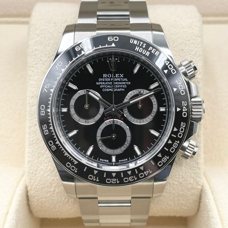 ロレックス デイトナ 126500LN ステンレススチール オイスターブレス ブラック 40mm