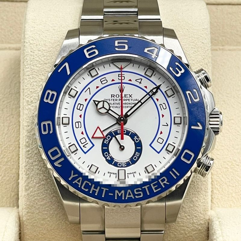 ロレックス ヨットマスター II 116680 ホワイト ステンレススチール 44ｍｍ