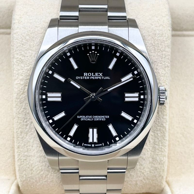 ロレックス オイスターパーペチュアル 124300 ブラック 41mm