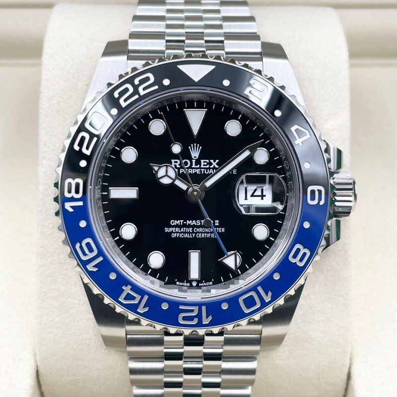 ロレックス GMTマスターII 126710BLNR バットマン ジュビリーブレス ブラック 40mm