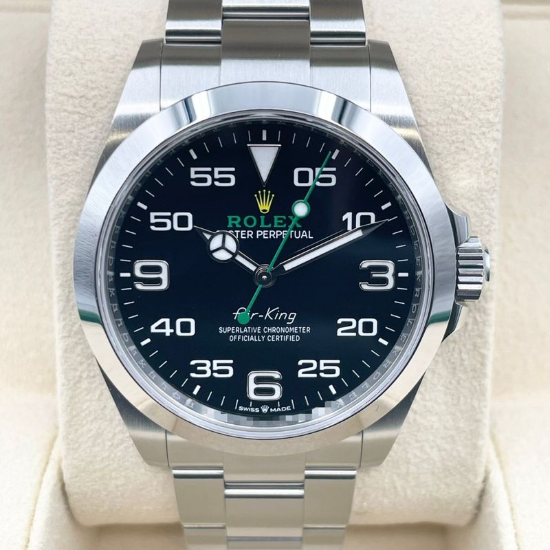 ロレックス エアキング 126900 ブラック ステンレススチール 40mm