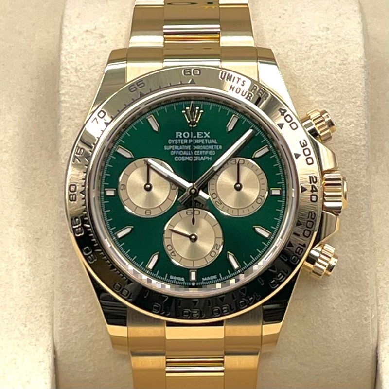 ロレックス デイトナ 126508 ブライトグリーン＆ゴールデン 40mm