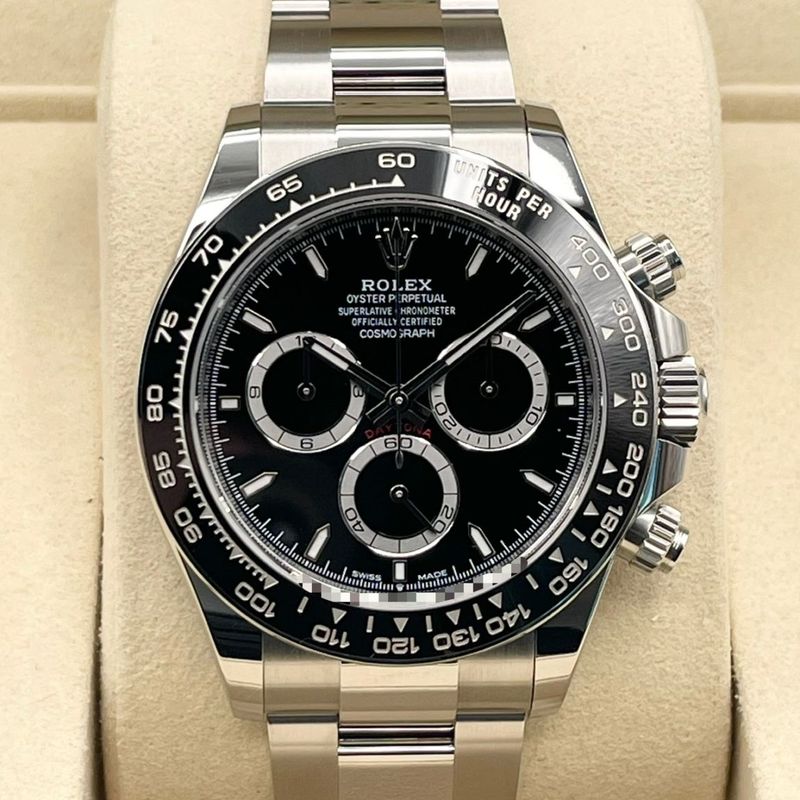 【超美品！】ロレックス デイトナ 126500LN ブラック ステンレススチール オイスターブレス 40mm