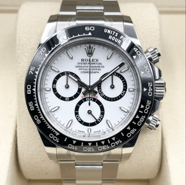 ロレックス デイトナ 126500LN ホワイト ステンレススチール 40mm