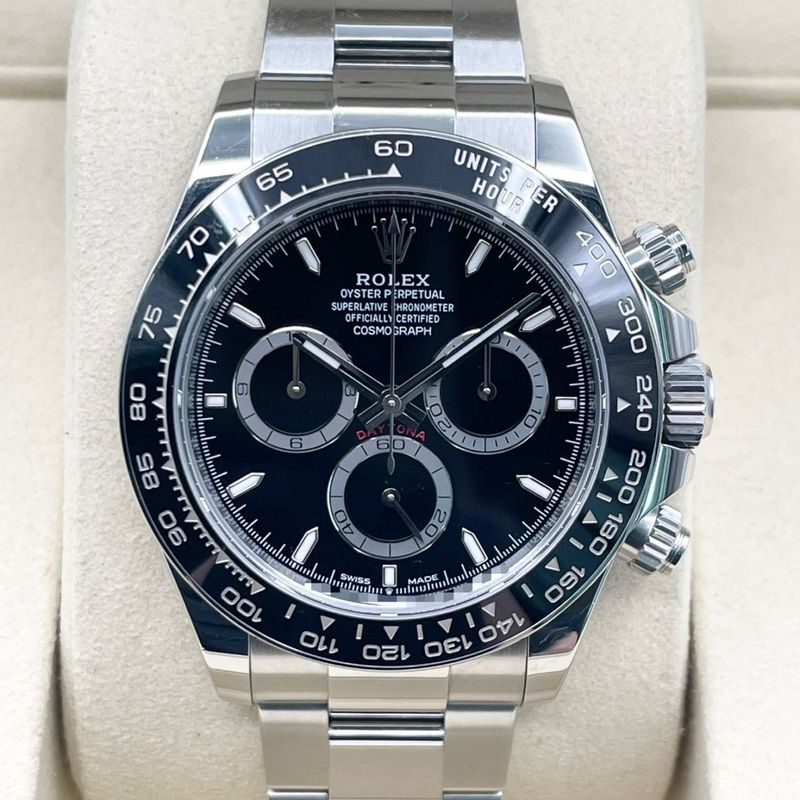 ロレックス デイトナ 126500LN ブラック ステンレススチール 40mm