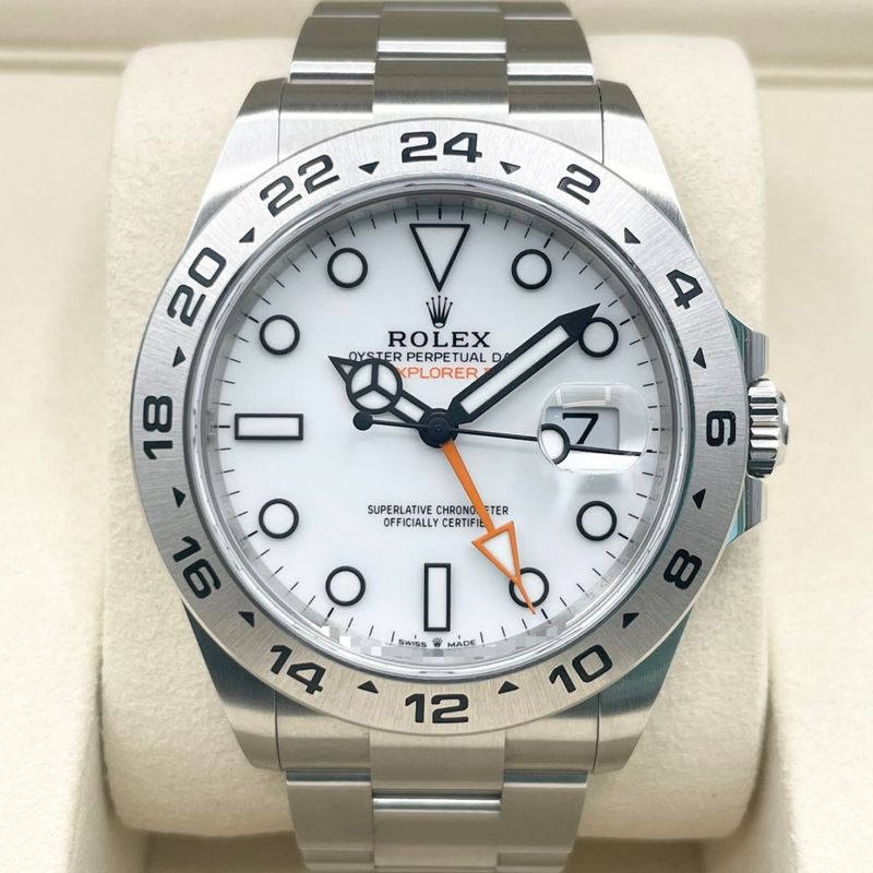 ロレックス エクスプローラーII 226570 ホワイト ステンレススチール 42mm