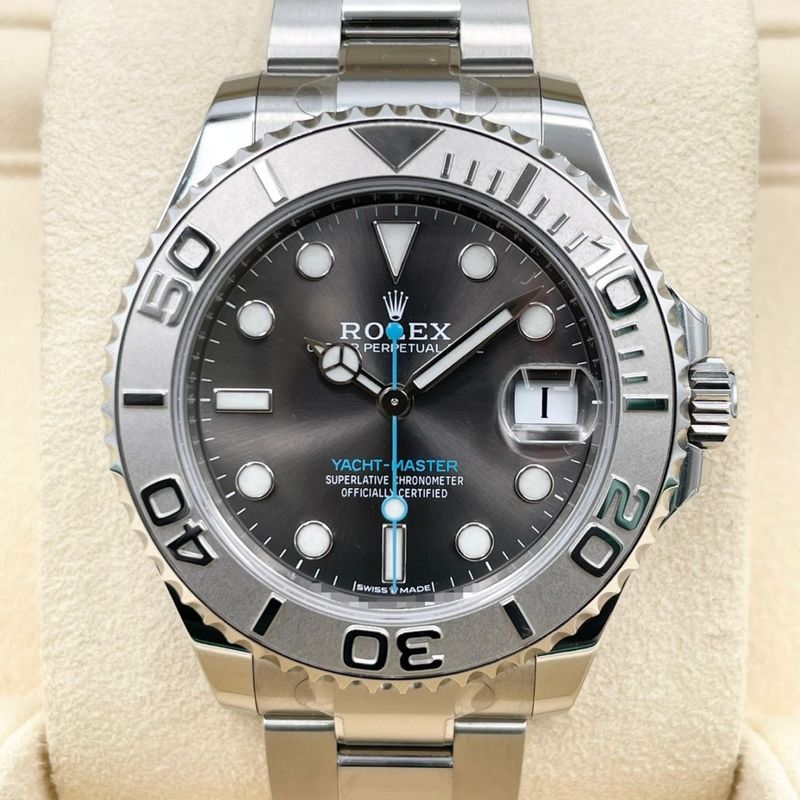ロレックス ヨットマスター 268622 オイスターブレスレット ダークロジウム 37mm