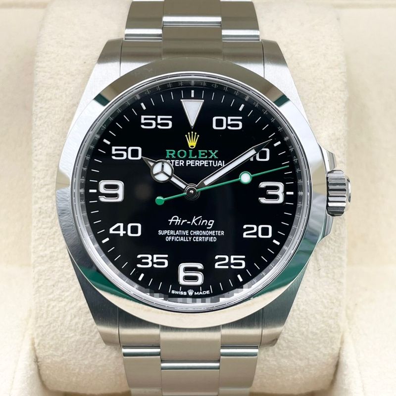 ロレックス エアキング 126900 ブラック ステンレススチール 40mm
