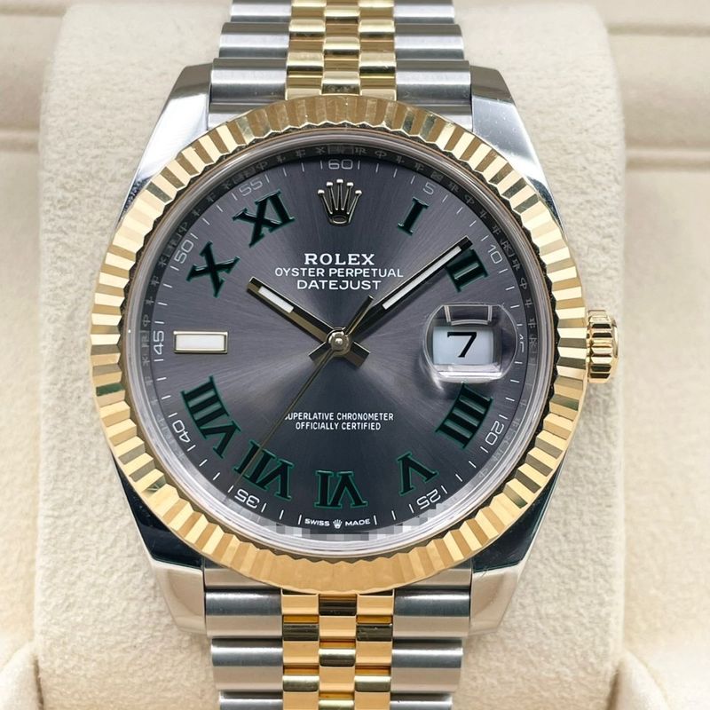 ロレックス デイトジャスト 126333 スレートローマン ジュビリーブレス 41mm