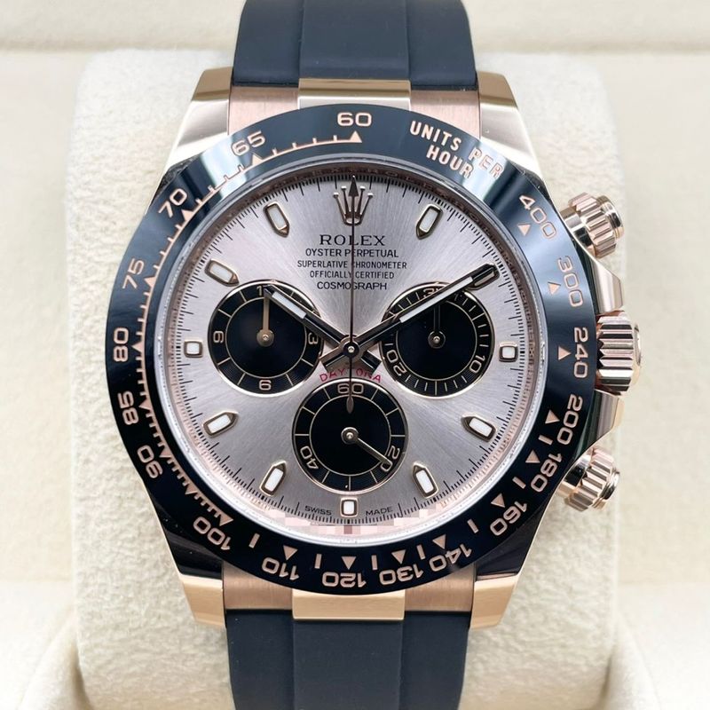 ロレックス デイトナ 116515LN ブラックラバーベルト アイボリー 40mm