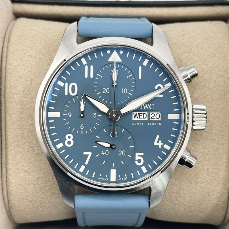 【定価約123万円！】IWC パイロット・ウォッチ・クロノグラフ  IW388117 ブルー 41mm