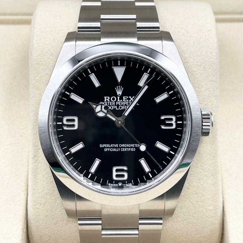 【保証書日付2026年3月】ロレックス エクスプローラー 224270 ブラック ステンレススチール 40mm