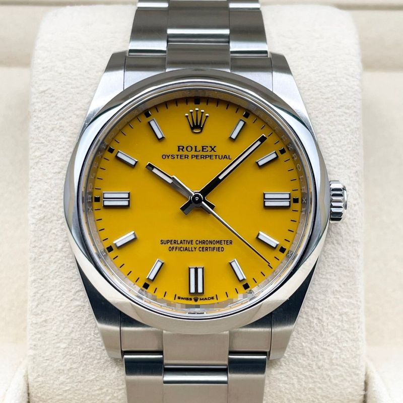 ロレックス オイスターパーペチュアル 126000 イエロー ステンレスチール 36mm