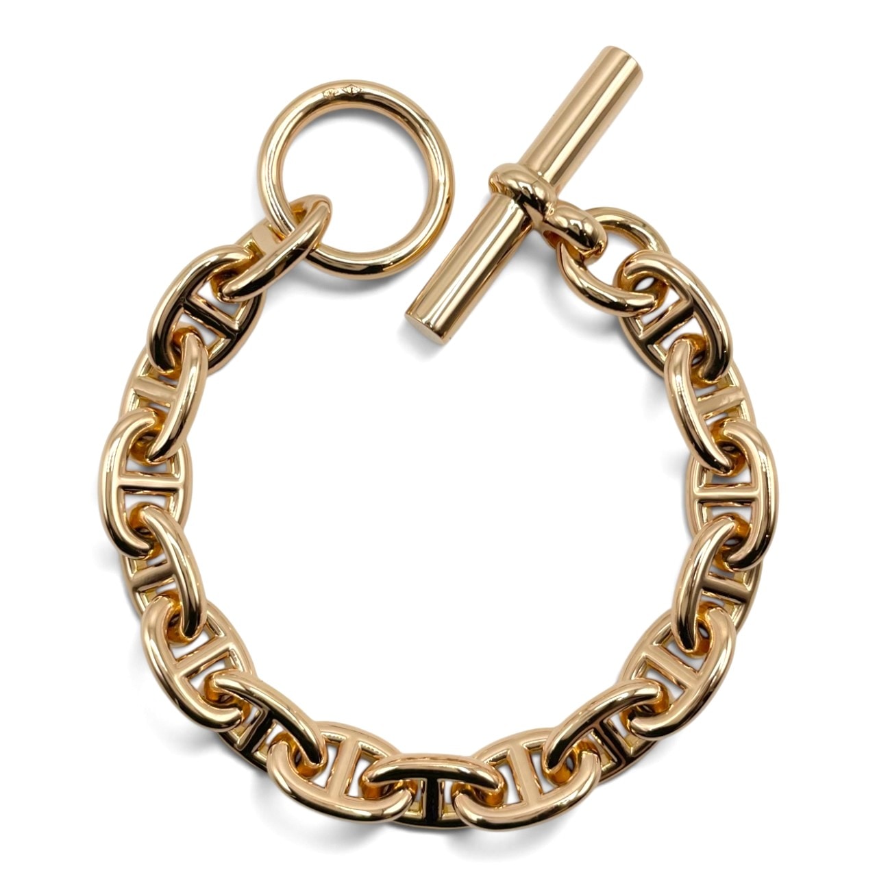 エルメス シェーヌ・ダンクル ブレスレット PM 18K ピンクゴールド 16