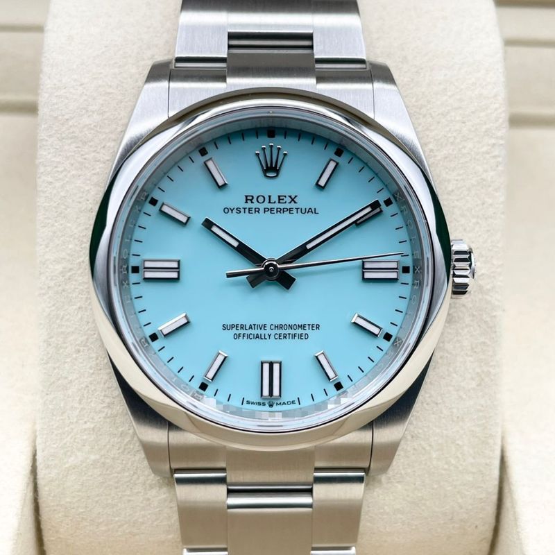 ロレックス オイスターパーペチュアル 126000 ターコイズブルー 36mm