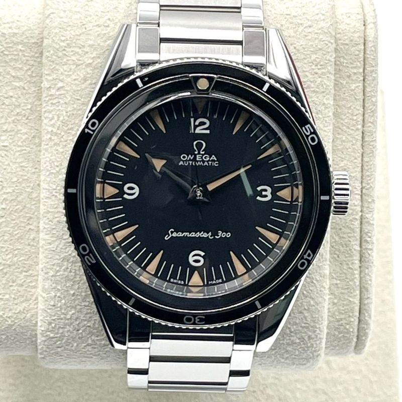 オメガ シーマスター 234.10.39.20.01.001 300 1957 トリロジ﻿ー ブラック 39mm