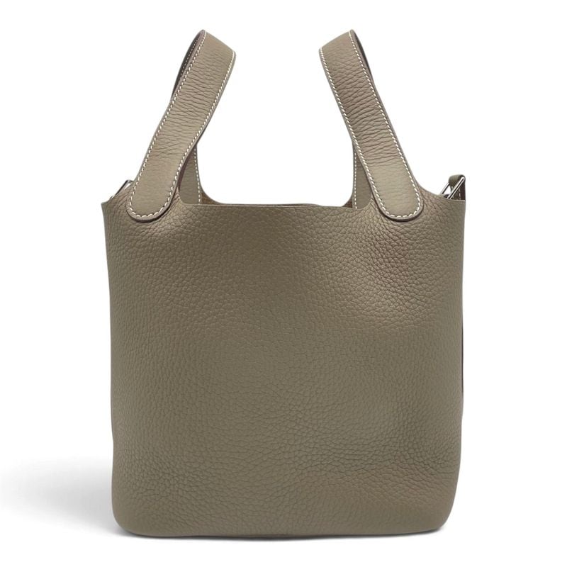 エルメス ピコタンロック MM ノワール トゴ シルバー金具 W刻印