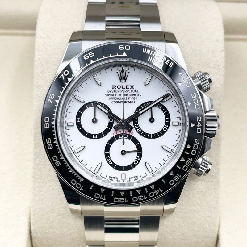 ロレックス デイトナ 126500LN ホワイト ステンレススチール オイスターブレス 40mm