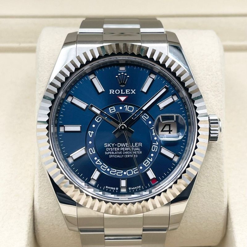 ロレックス スカイドゥエラー 336934 ブライトブルー オイスターブレスレット 42mm