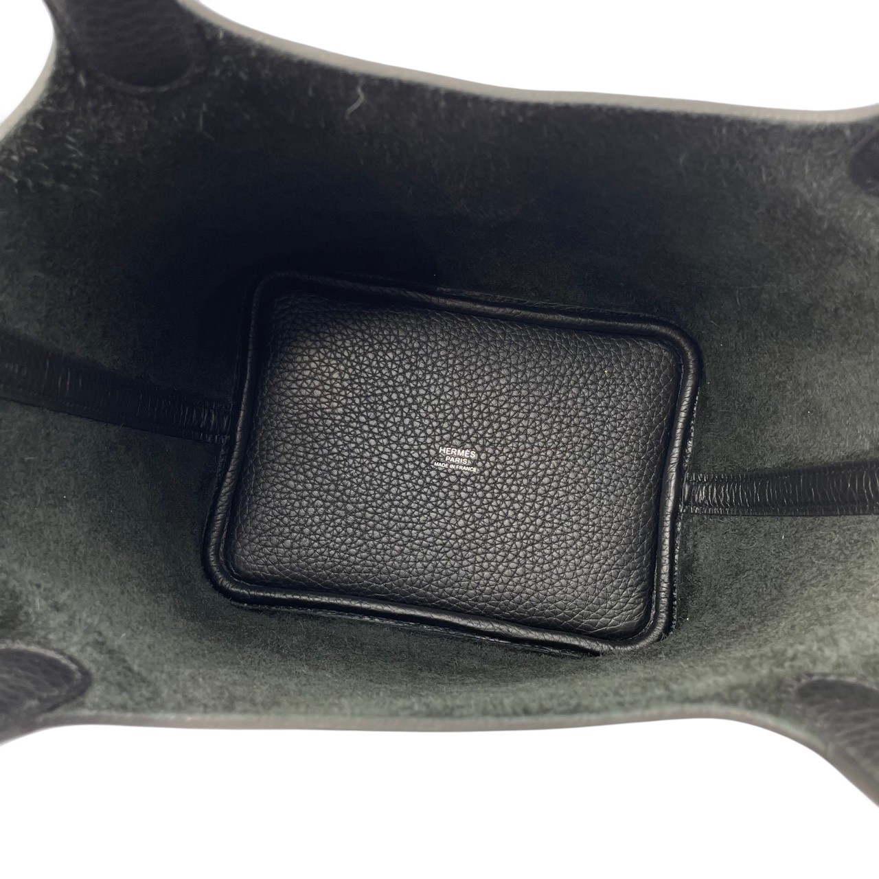 エルメス ピコタンロック PM ノワール トリヨンクレマンス シルバー金具 G刻印