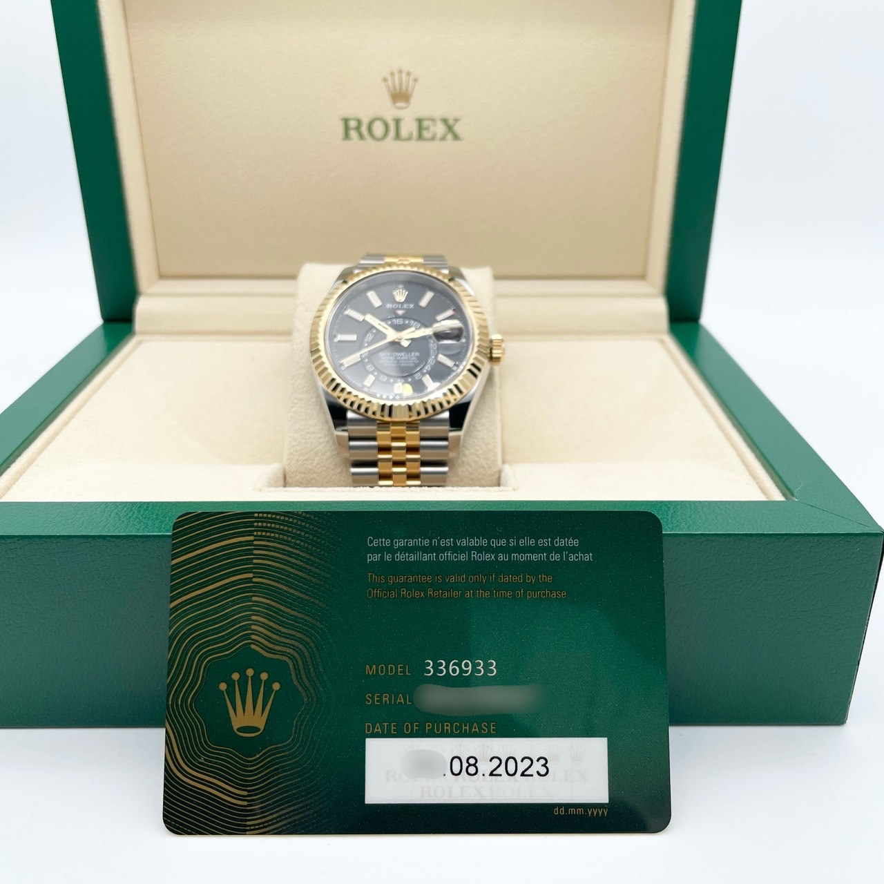 ロレックス スカイドゥエラー 336933 ブラック 42mm