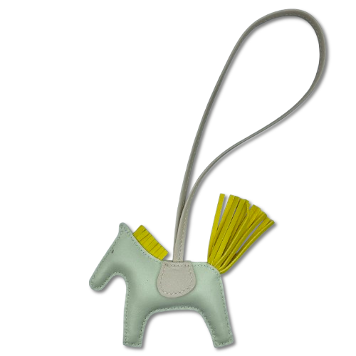 エルメス ペガサスチャーム PM ライム/クレ B刻印