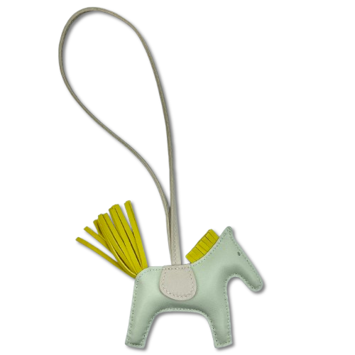 エルメス ペガサスチャーム PM ライム/クレ B刻印