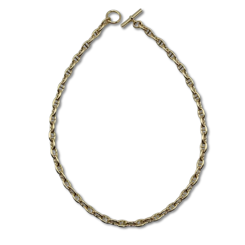 エルメス シェーヌ・ダンクル ネックレス 40cm TPM ゴールド18K