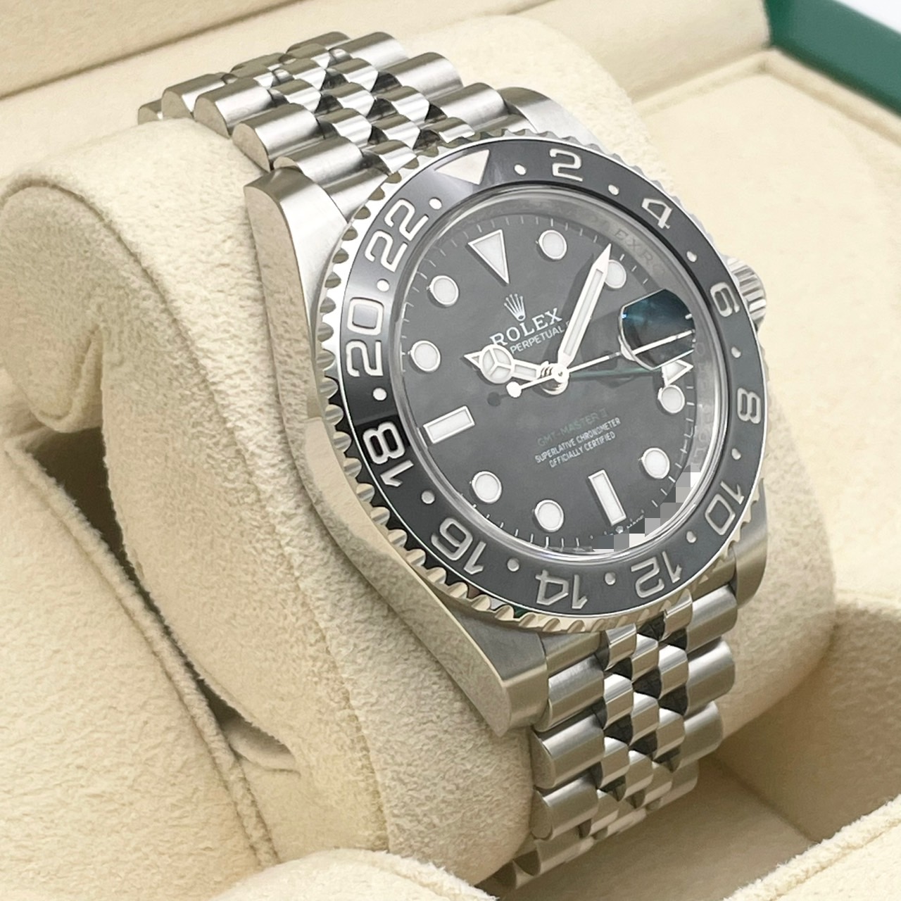 ROLEX GMTマスターⅡ 126710 純正ジュビリーブレス フル駒 極美品 中古)ROLEX ロレックス GMTマスター II 126710BLNR ブルー