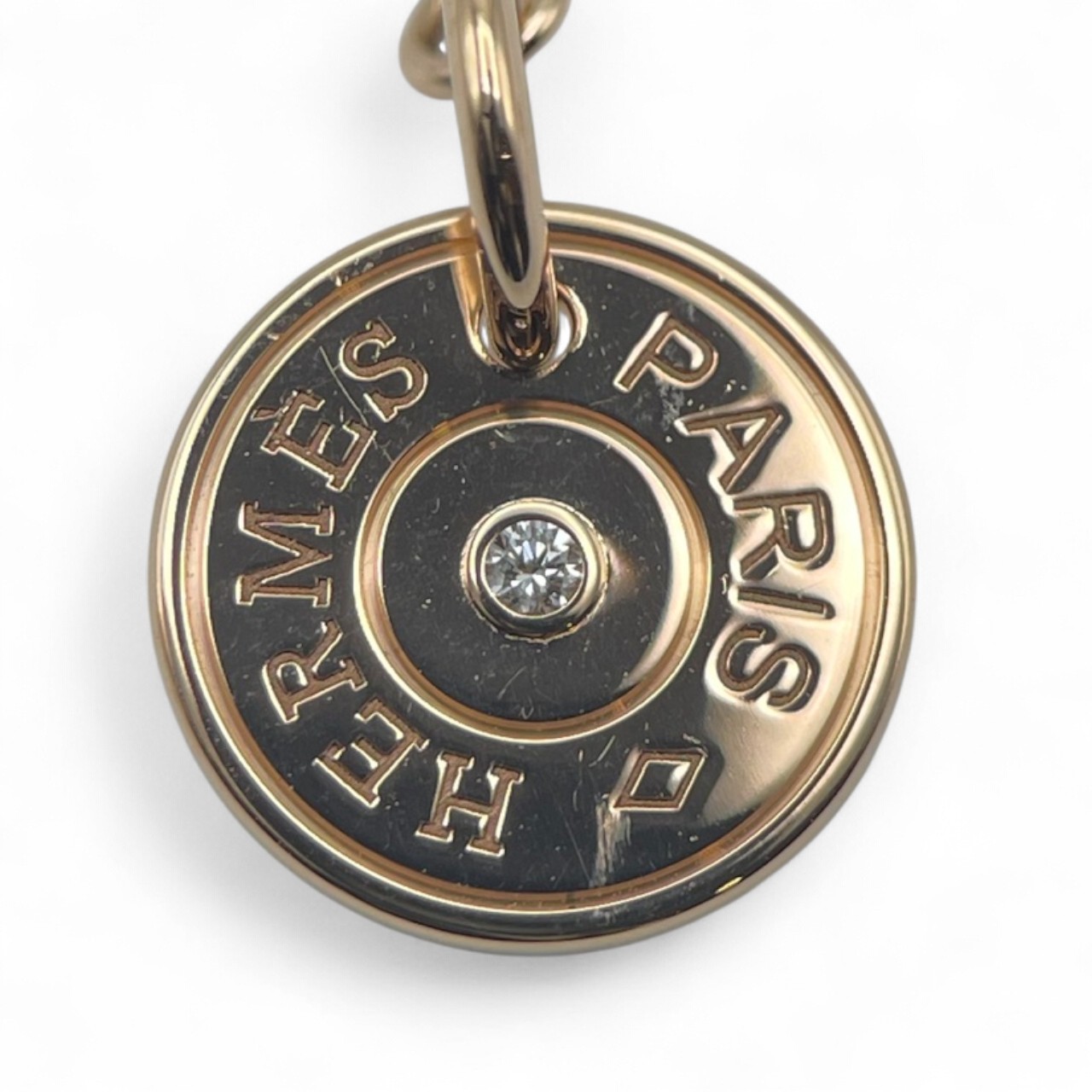 エルメス ガンバード クルー・ド・セル ピアス ピンクゴールド